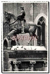 Old Postcard Venezia Monumenta A Colleoni