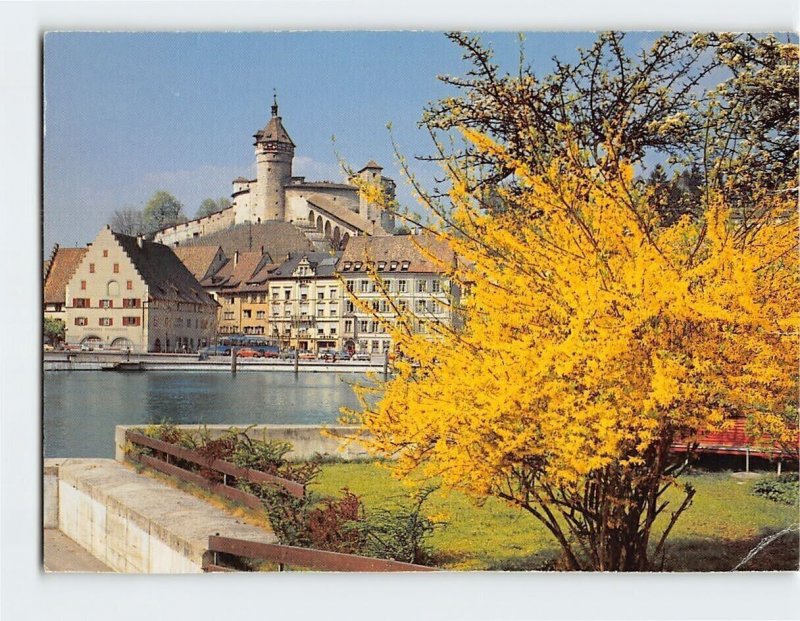 Postcard Schaffhausen with Munot Switzerland Europe