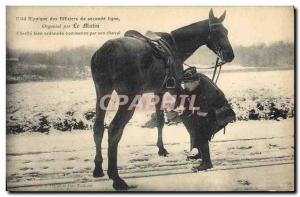 Old Postcard Horse Riding Equestrian Horse Raid second-line officers Le Matin...