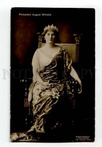 415144 Prinzessin August Wilhelm in Crown Vintage PHOTO PC