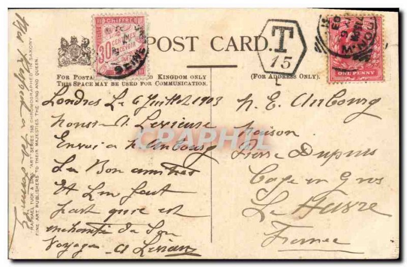 Old Postcard Westminster Abbey London