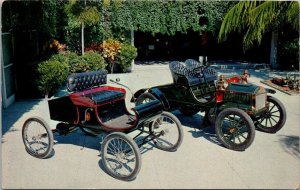 Cars 1901 Oldsmobile Curved Dash Runabout & 1905 French Style Roadster