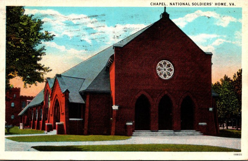 Virginia National Soldiers Home The Chapel 1933 Curteich