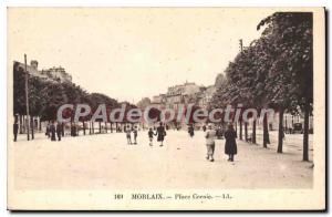 Old Postcard Morlaix Place Cornic