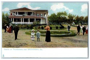 1910 Casino Thunderbolt Exterior Savannah Georgia GA Raphael Tuck Sons Postcard