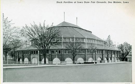 IA - Des Moines.  Iowa State Fairgrounds, Stock Pavilion