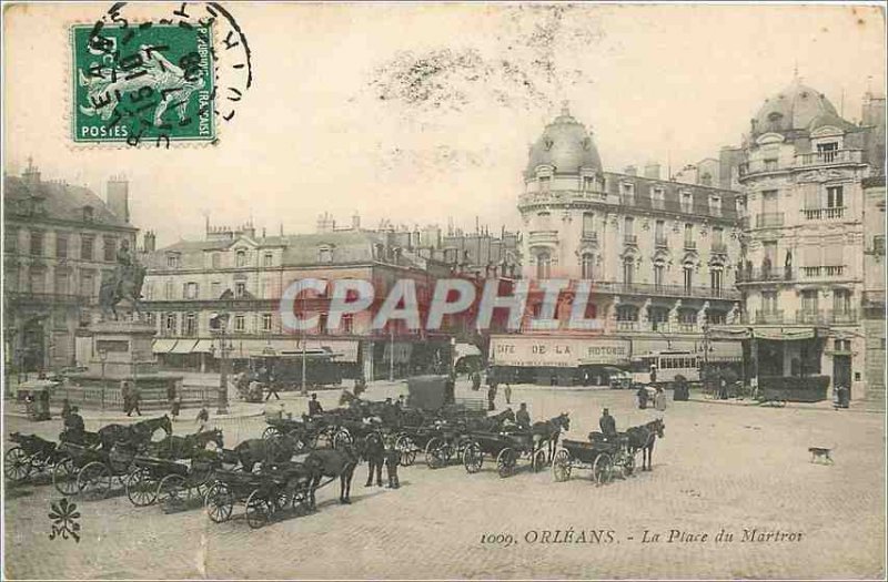 Old Postcard Orleans Square martroi