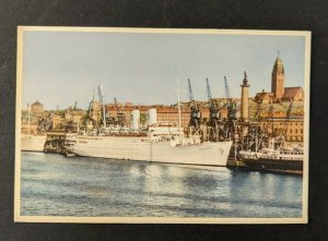 Mint Vintage MS Gripsholm Swedish American Line Passenger Ship Picture Postcard