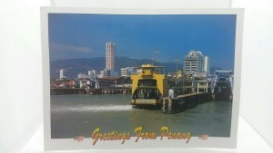 Large Postcard Penang Ferry Pulau Kapas Malaysia