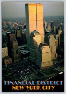 World Trade Center  Twin Towers   New York City  Postcard