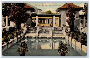 St. Louis Missouri Postcard Delmar Garden Exterior Building 1912 Vintage Antique