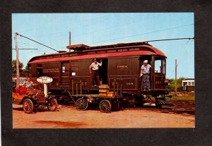 ME US Mail Post Office Trolley Car Kittery to York Beach Maine at Railway Museum