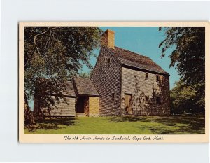 Postcard The old Hoxie House in Cape Cod Sandwich Massachusetts USA