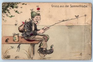 Nuremberg Bavaria Germany Postcard Greetings from my Summer Retreat 1912