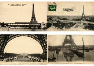 PARIS FRANCE TOUR EIFFEL, EIFFEL TOWER Lot of 600 CPA (L2470)