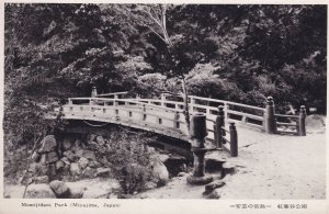 Momijidani Park Itsukushima Miyajima Antique Japanese Postcard