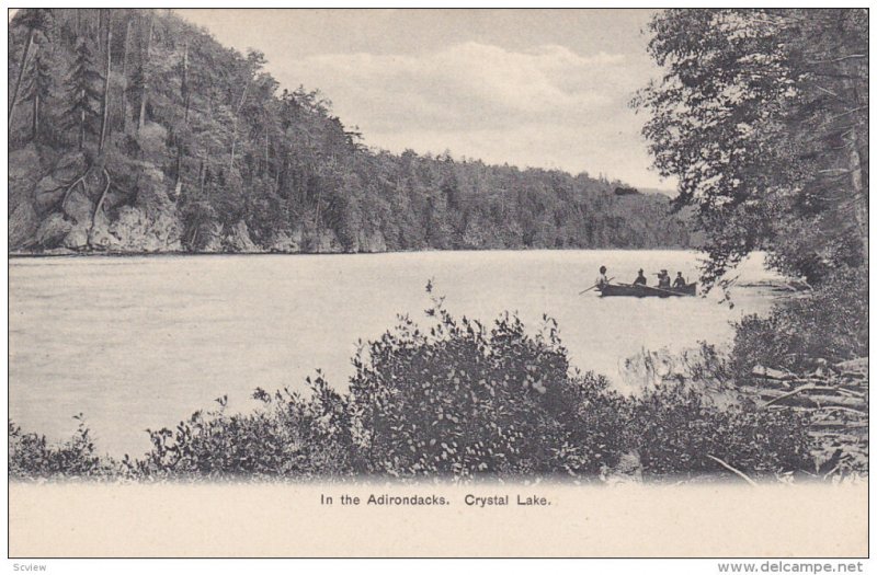 Row boat, In the ADIRONDACKS, New York; Crystal Lake, 00-10s