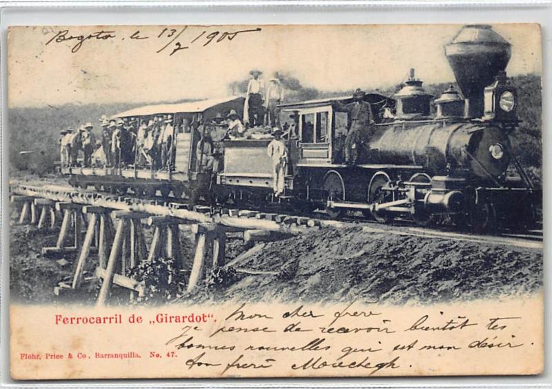 COLOMBIE : ferrocarril de girardot - tres bon etat