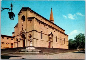 The Cathedral Arezzo Tuscany Italy Roman Catholic Church Parish Postcard