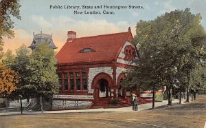 Public Library State And huntington Streets - New London, Connecticut CT