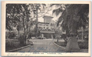 Postcard - Mission Inn - Riverside, California