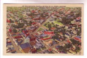 Air View, Central Section, St Joseph, Missouri,