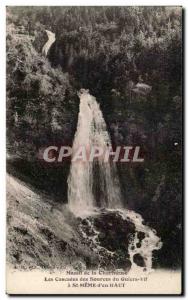 Old Postcard From La Chartreuse Massif Cascades Des Sources From Guiers At St...