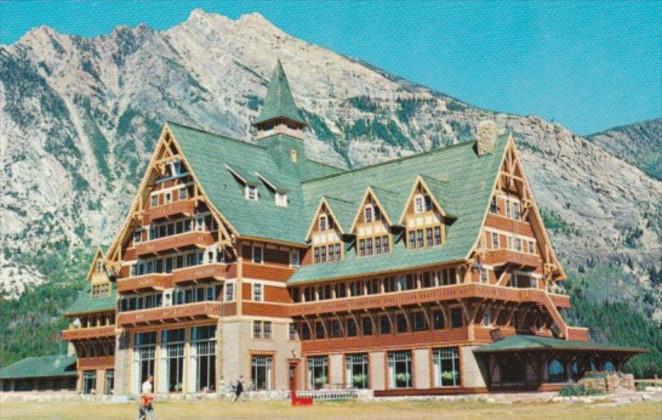 Canada Prince Of Wales Hotel In Waterton Lakes National Park Alberta