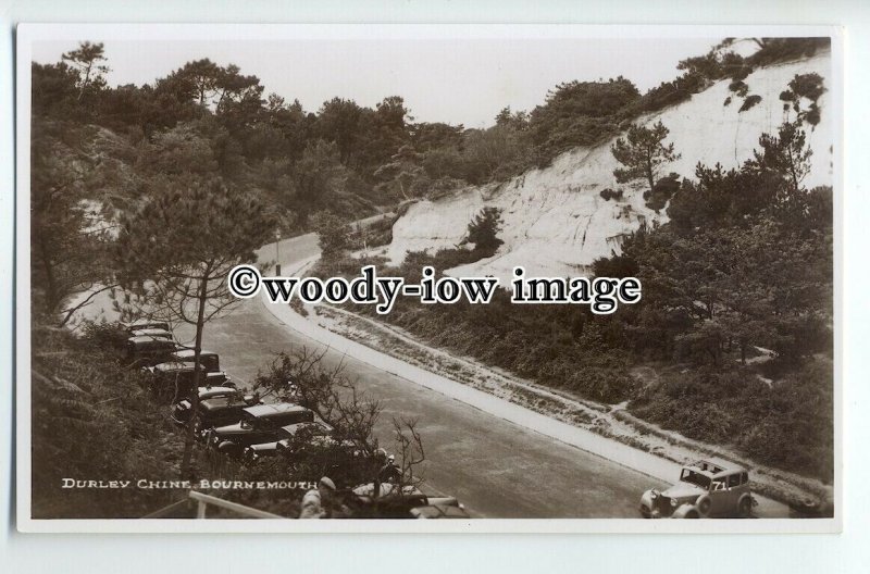 tp9163 - Hants - An Early View of Durley Chine & Carpark, Bournemouth - postcard 