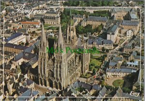 France Postcard - Aerial View of Bayeux, Calvados  RR15455