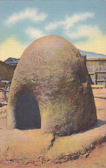 Adobe Bake Oven Of The Southwest New Mexico Curteich