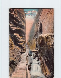 Postcard In the Flume, White Mts., Lincoln, New Hampshire