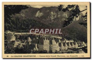 Old Postcard La Grande Chartreuse Convent of La Grande Chartreuse Overview