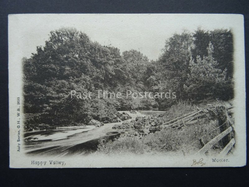 Northumberland WOOLER Happy Valley c1905 Postcard by Auty Series G.H.,W.B. 2635