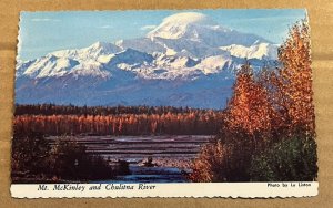 UNUSED POSTCARD - MT. McKINLEY & CHULITNA RIVER, ALASKA