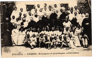 PC HARRAR MGR ET SES PRINCIPAUX COLLABORATEURS MISSIONARY ETHIOPIA (a29096) 