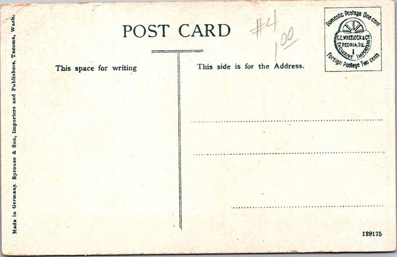 Postcard PANORAMIC SCENE Tacoma Washington WA AO7593