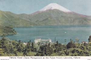 HAKONE, Japan, 1940-1960s; Hakone Hotel, Lake-Sibe