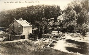 Newcastle New Brunswick NB Old Mill Cove c1930 Real Photo Postcard