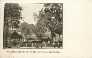c1907 Postcard; City Mineral Springs & Mason House Park, Colfax IA Jasper County