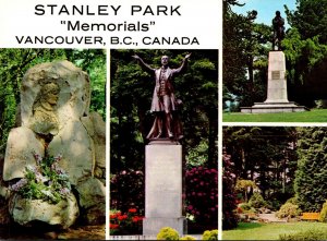 Canada British Columbia Vancouver Stanley Park Memorials