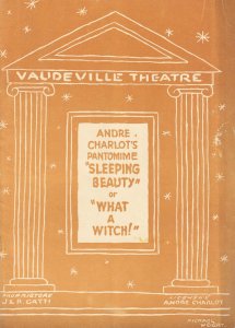 Sleeping Beauty Witch Harry Tate Vaudeville Old Pantomime Theatre Programme