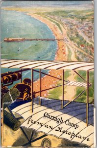 Mint Ireland Curragh Camp Aviation Picture Postcard From an Aeroplane