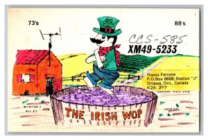 Postcard QSL CB Ham Radio Amateur Card From Ottawa Ontario Canada XM49-5233