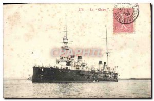 Postcard Old Glory Boat War