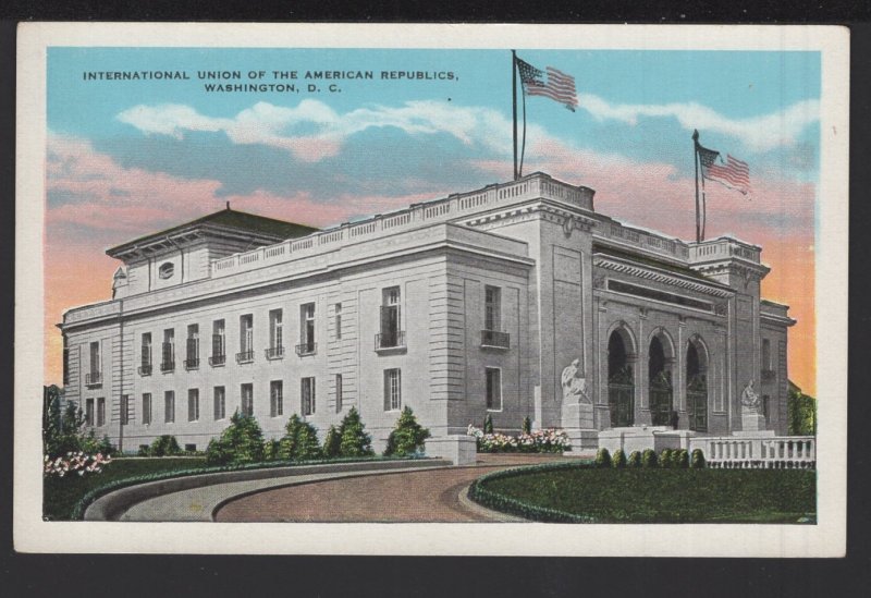 DC WASHINGTON International Union of the American Republics ~ WB