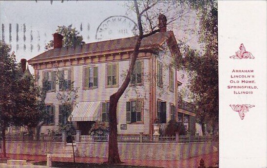 Abraham Lincoln Old Home Springfield Illinois 1917
