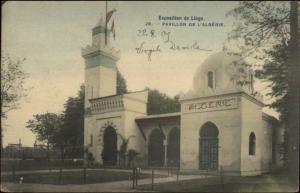 Liege Belgium Expo Pavillon Algeria Used 1905 Postcard