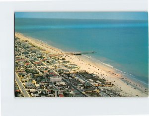 Postcard Aerial View of Beautiful Daytona Beach Florida USA