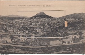 ATHENS , Greece , 1925 ; Pop-out Views ; Panorama d'Athenes avec le Lycabete